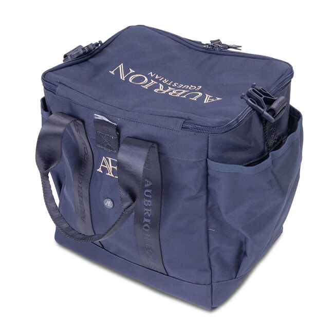 Shires Aubrion Equestrian Large Grooming Kit Bag - Navy image number null