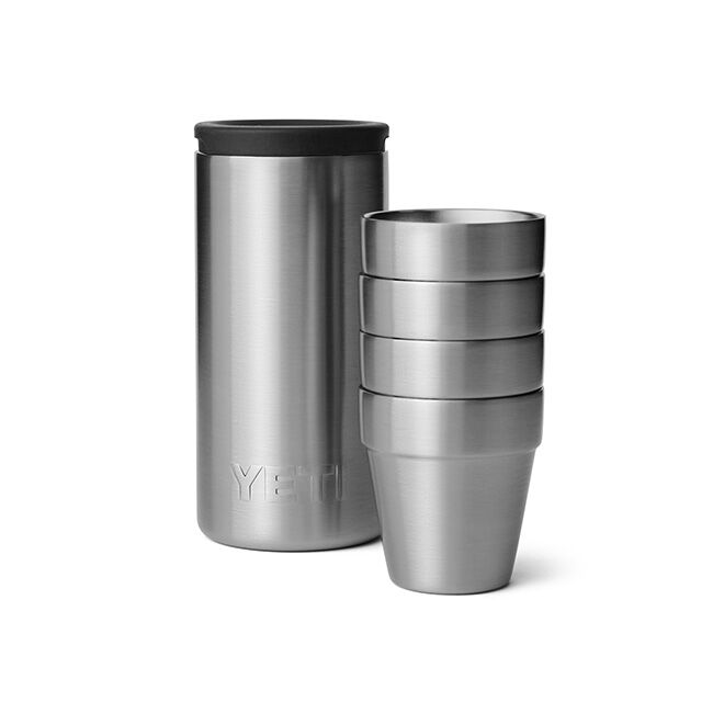 YETI Shot Glasses with Carrying Case - Stainless Steel image number null