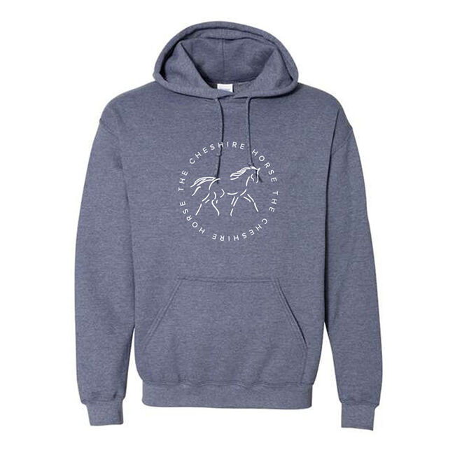 The Cheshire Horse Adult Round Logo Hoodie image number null