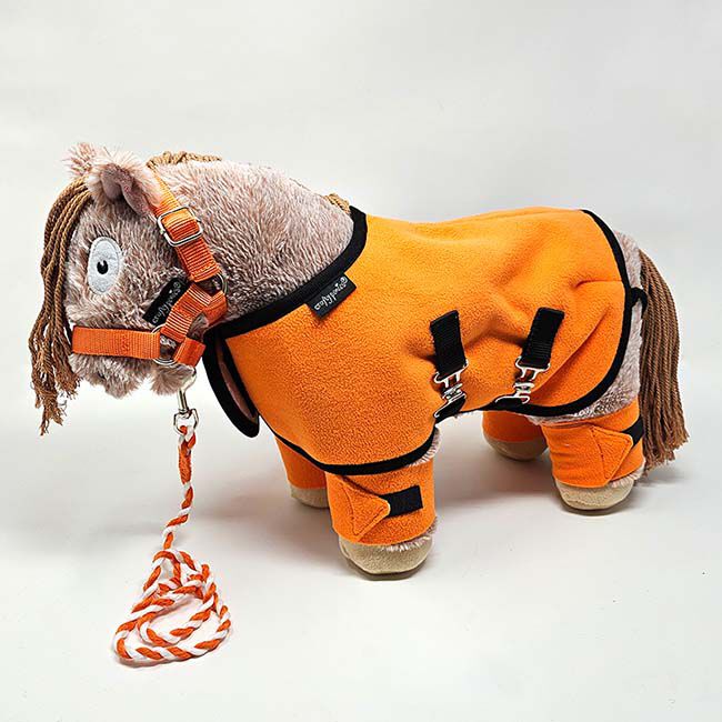 Crafty Ponies Toy Fleece Rug Set - Orange image number null