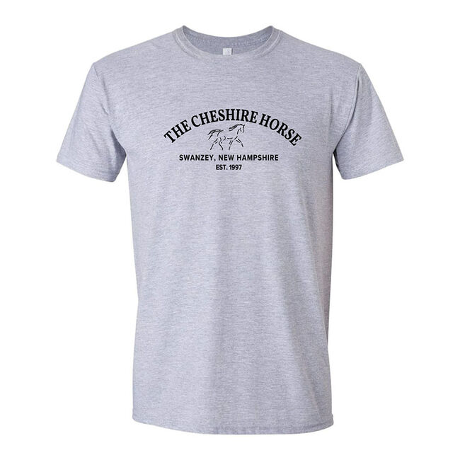 The Cheshire Horse Unisex Classic Logo Tee - Sport Grey image number null