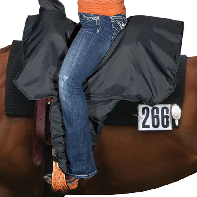 Schneiders Dura-Tech Fleece Lined Western Saddle Cover Black image number null