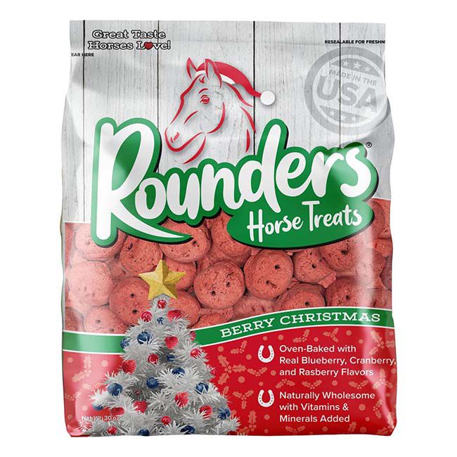 Rounders Horse Treats - Berry Christmas - 30 oz image number null