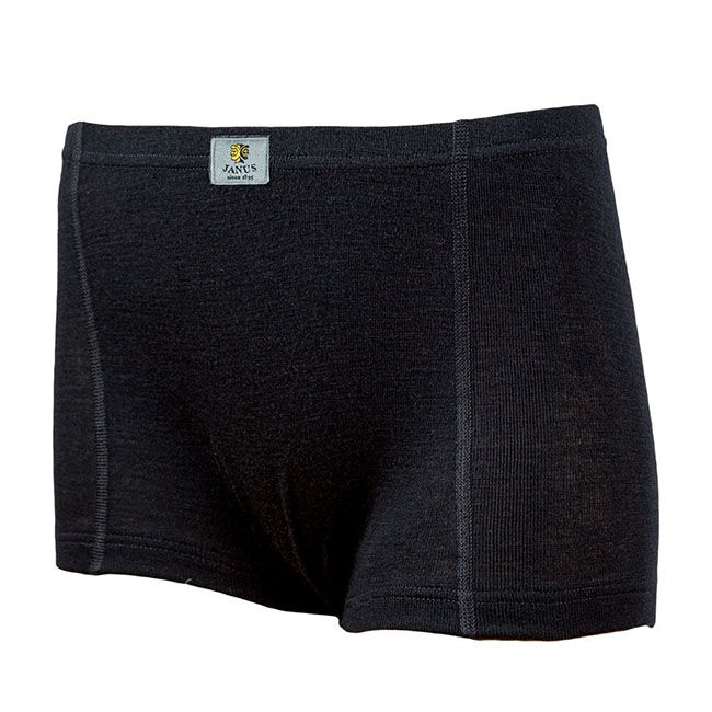 Janus Women's 100% Merino Wool Boxer Shorts - Black image number null