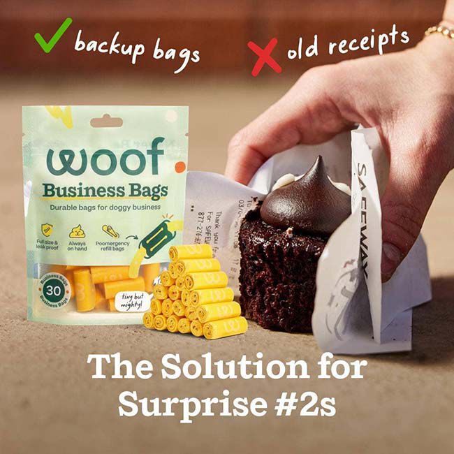 Woof Business Bags - Poomergency Refills - 30-Pack image number null