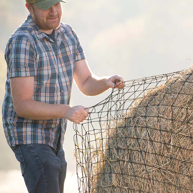 Texas Haynet Livestock Round Bale Hay Net image number null