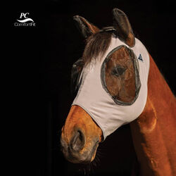 Professional's Choice Comfort Fit Lycra Fly Mask - Charcoal