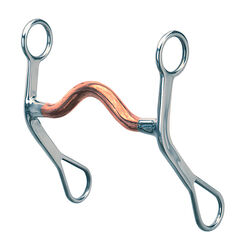 Weaver Equine All Purpose Bit with Medium Port Copper Mouth