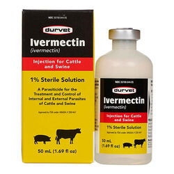 Durvet Ivermectin 1% Injectable - 50 mL