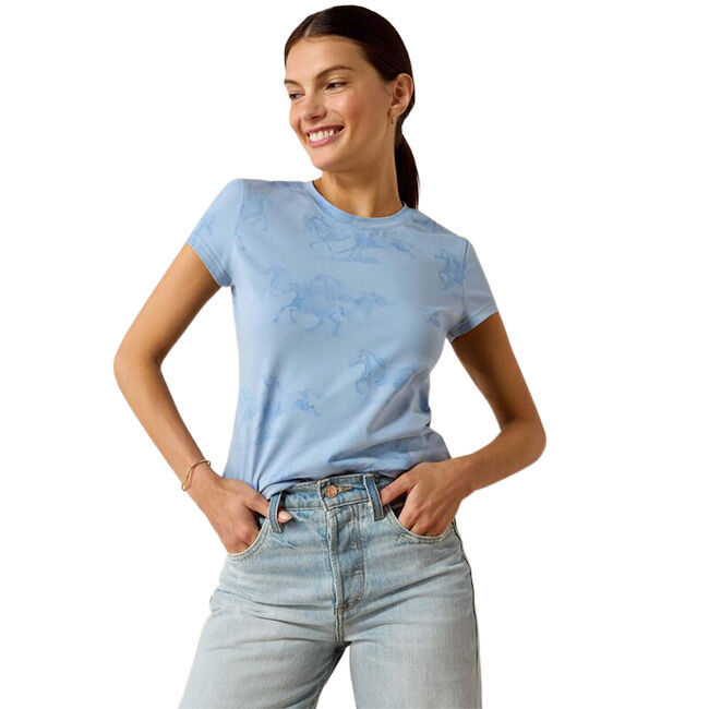 Ariat Women's Mirage T-Shirt - St. Tropez Mirage image number null