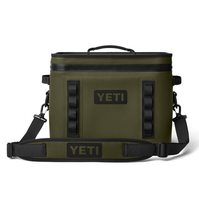 YETI Hopper Flip 18 Soft Cooler - Olive/Black image number null