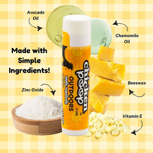 Chicken Poop Outdoors SPF 35 All-Natural Lip Balm image number null