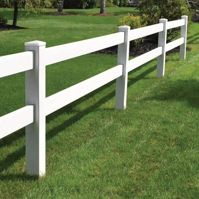 Barrette Outdoor Living Ranch Rail Vinyl Fencing White The Cheshire