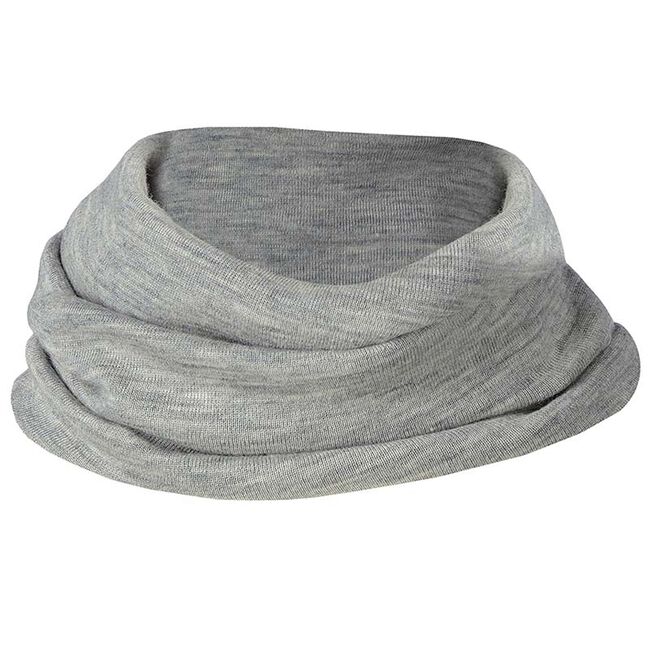 Engel Kids' Wool/Silk Loop Scarf - Light Gray image number null