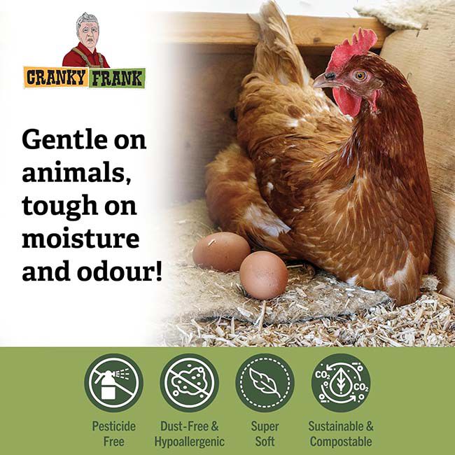 Cranky Frank Hemp Chicken Bedding - 20 lb image number null