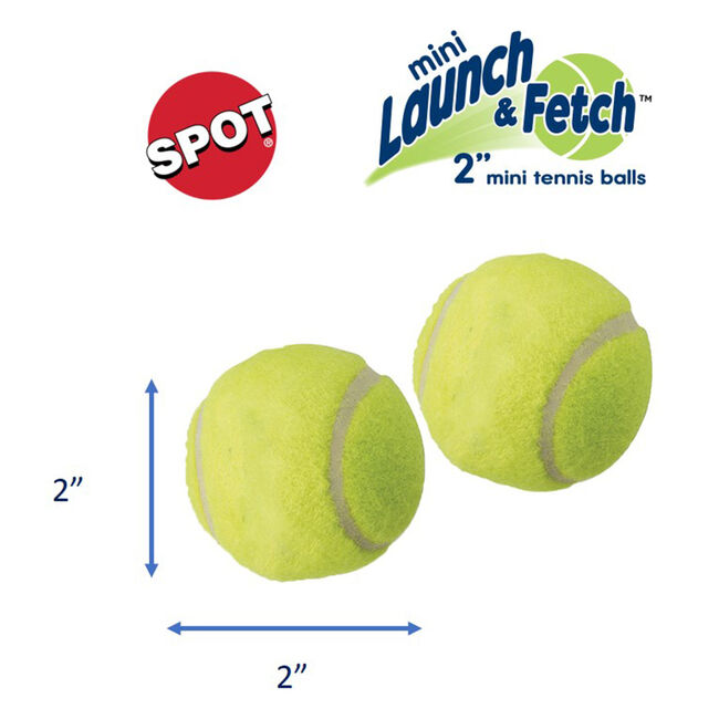 Spot Mini Launch & Fetch 2" Tennis Balls - 2-Pack image number null
