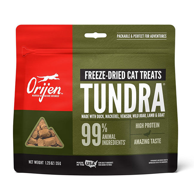 ORIJEN Freeze-Dried Cat Treats - Tundra Recipe image number null