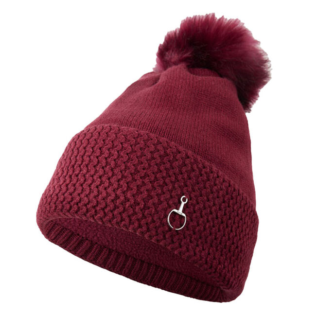 Horze Arya Knitted Hat with Pompom image number null