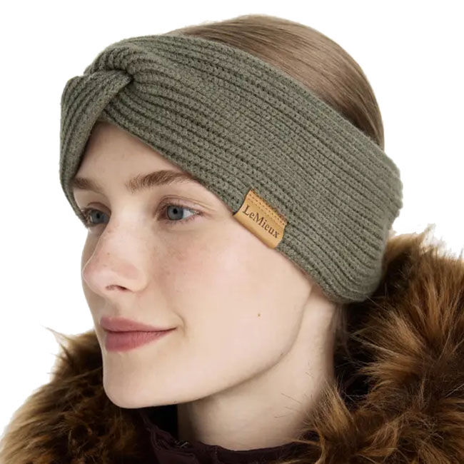 LeMieux Clara Rib Knot Headband - Rosemary image number null