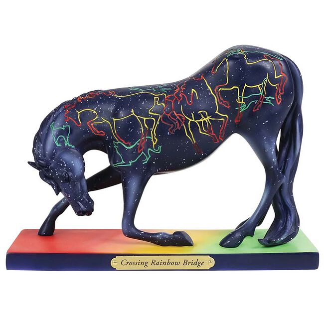 Trail of Painted Ponies Figurine - Summer 2018 - Crossing Rainbow Bridge image number null