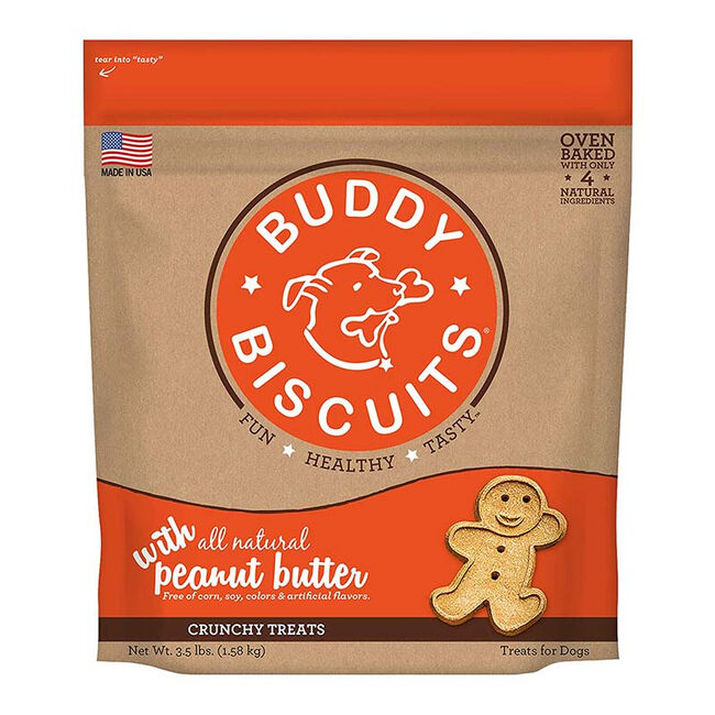 Buddy Original Oven Baked Biscuits Peanut Butter Dog Treats image number null