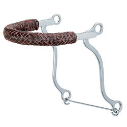 Weaver Equine Hackamore with Braided Leather Noseband