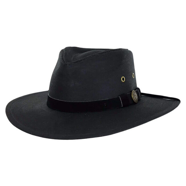 Outback Trading Co. Kodiak Oilskin Hat - Black image number null