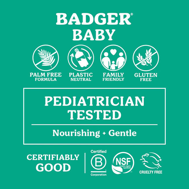 Badger Baby Night-Night Foaming Shampoo & Wash - 10 oz image number null