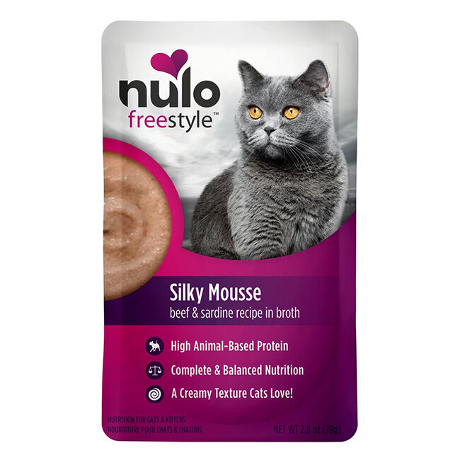 Nulo FreeStyle Silky Mousse for Cats - Beef & Sardine Recipe - 2.8 oz image number null