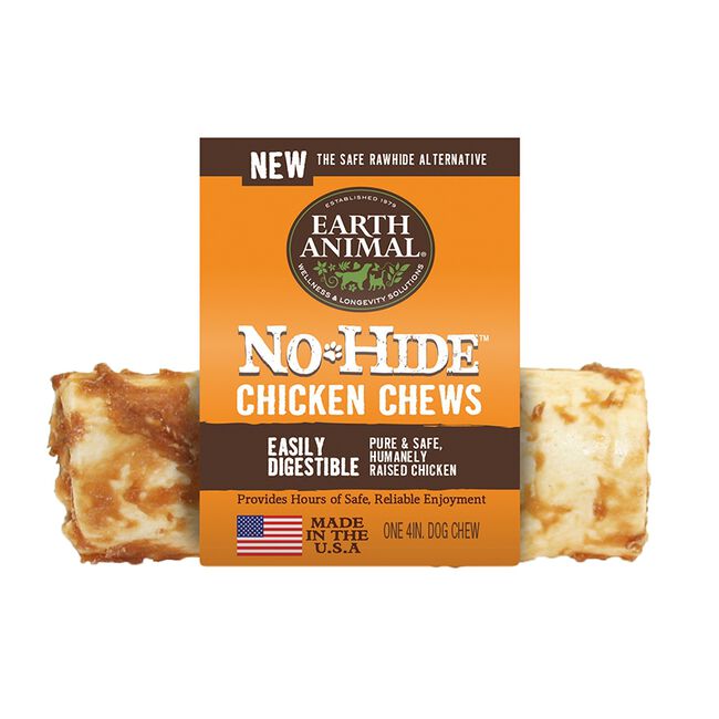 Earth Animal No-Hide Chicken Chews for Dogs - 4" image number null