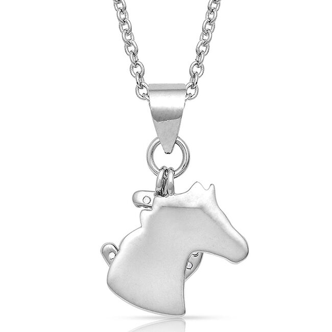 Montana Silversmiths Horsing Around Charm Necklace image number null