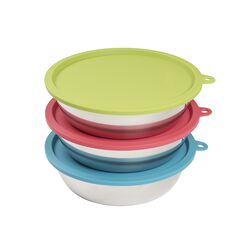 Messy Mutts 6pc Bowl and Cover Set