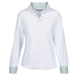 Ovation Women's Jorden Tech Long Sleeve Show Shirt - White Geo