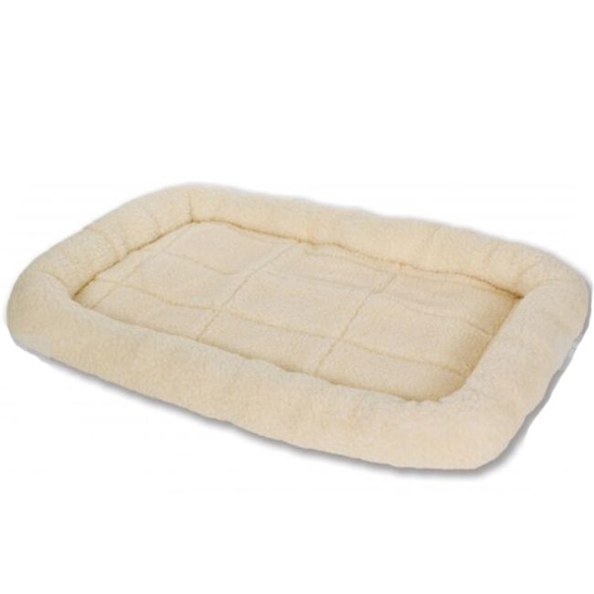 Miller Manufacturing Fleece Dog Bed - Cream image number null