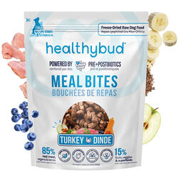 HealthyBud Meal Bites Freeze-Dried Raw Dog Food - Turkey Recipe