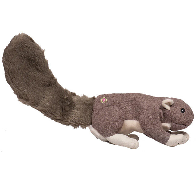 HuggleHounds Feller Squirrel Plush Dog Toy image number null