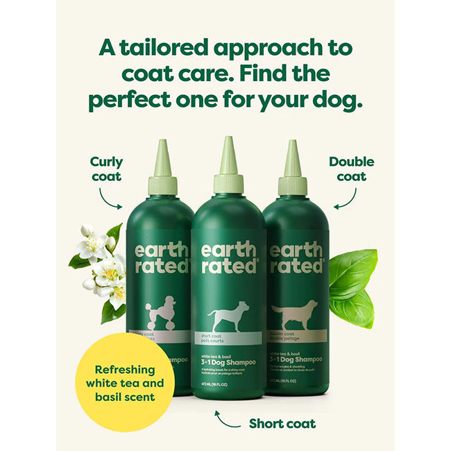 Earth Rated 3-in-1 Dog Shampoo for Curly Coats - 16 oz image number null