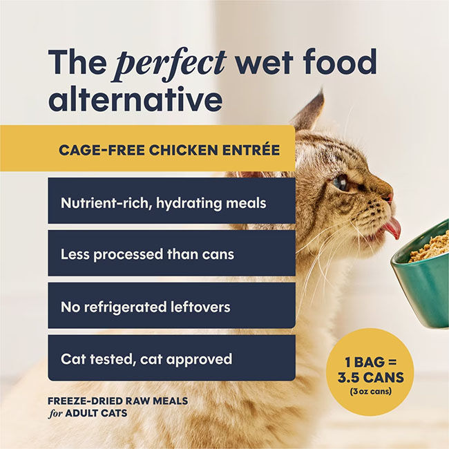 Instinct FreshDried Grain-Free Freeze-Dried Raw Pates for Cats - Cage-Free Chicken image number null