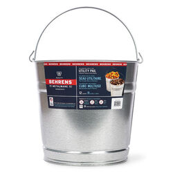 Behrens Galvanized Steel Pail - 12-Quart Capacity