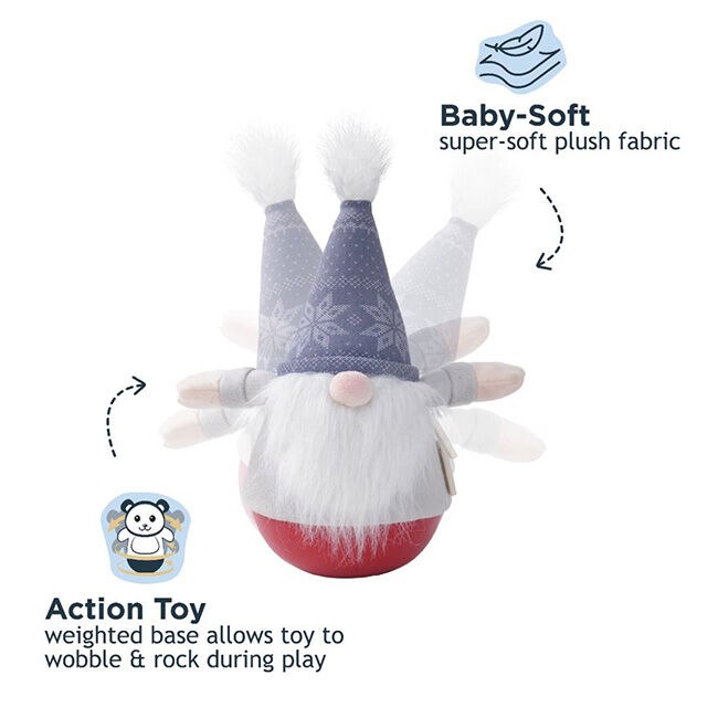 Tall Tails Roly Poly Dog Toy - Gnome image number null