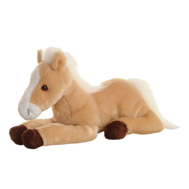 Tough1 Plush Horse - Tan Blaze image number null