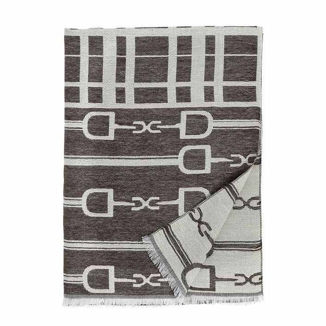 AWST International Acrylic Cashmere Scarf/Shawl - D-Ring Bits image number null