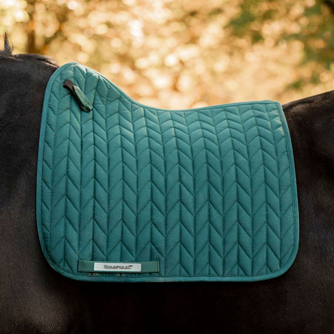 Horseware Dressage Saddle Pad - Dynasty Green image number null