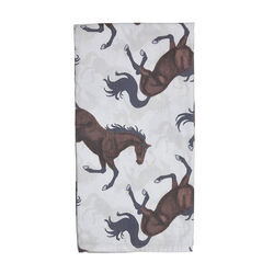 AWST International Flour Sack Kitchen Towel - Bay Horses