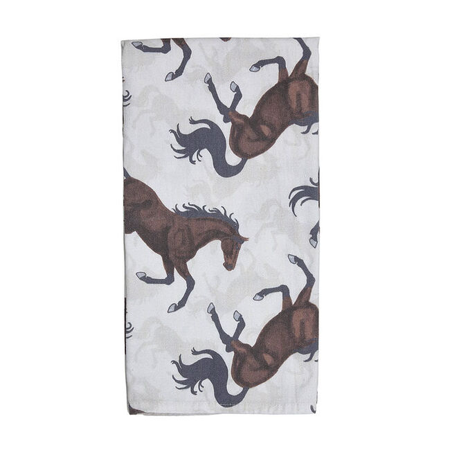 AWST Flour Sack Kitchen Towel - Lila Bay Horses image number null
