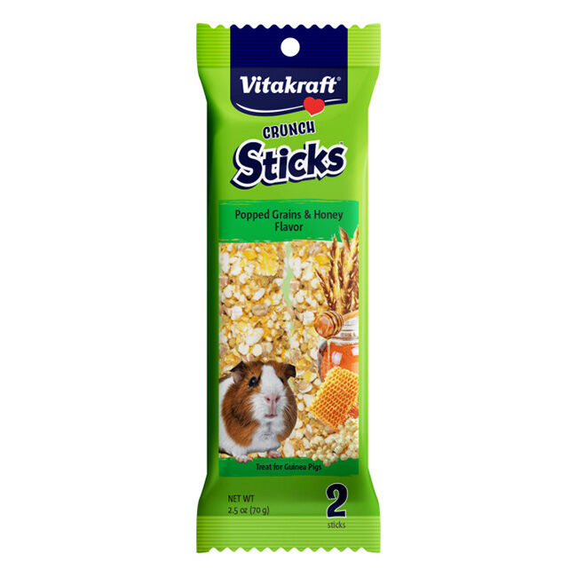 Vitakraft Guinea Pig Crunch Sticks Popped Grains & Honey image number null