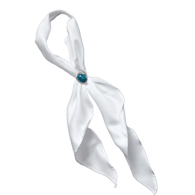 Western Express White Scarf Tie image number null