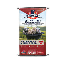 Kalmbach Squeals of Joy Mini Pig Food - 25 lb