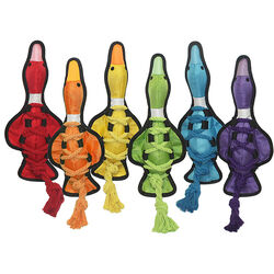 Multipet Cross-Ropes Duck - Assorted Colors