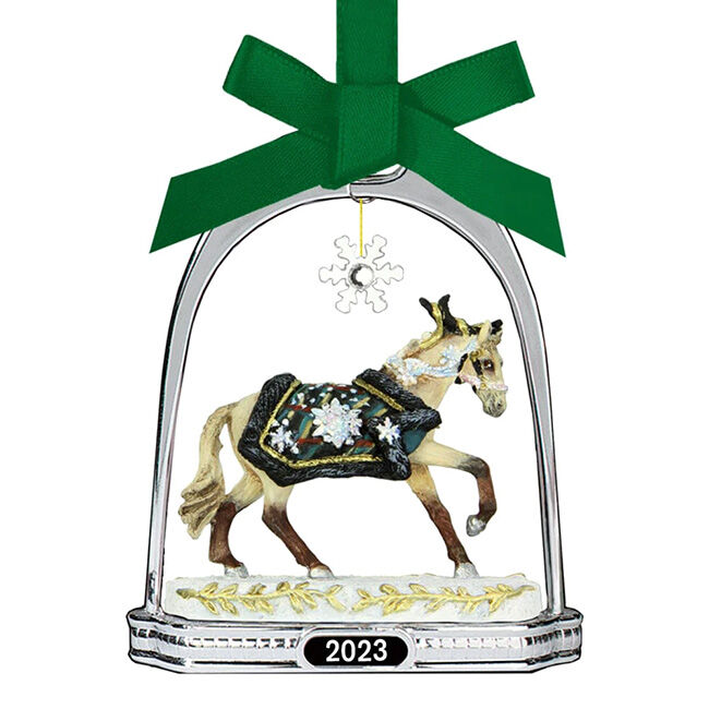 Breyer 2023 Holiday Stirrup Ornament - Highlander image number null